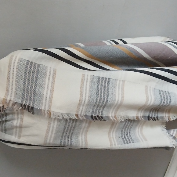 Striped Multicolor Shawl Wrap - Picture 5 of 11
